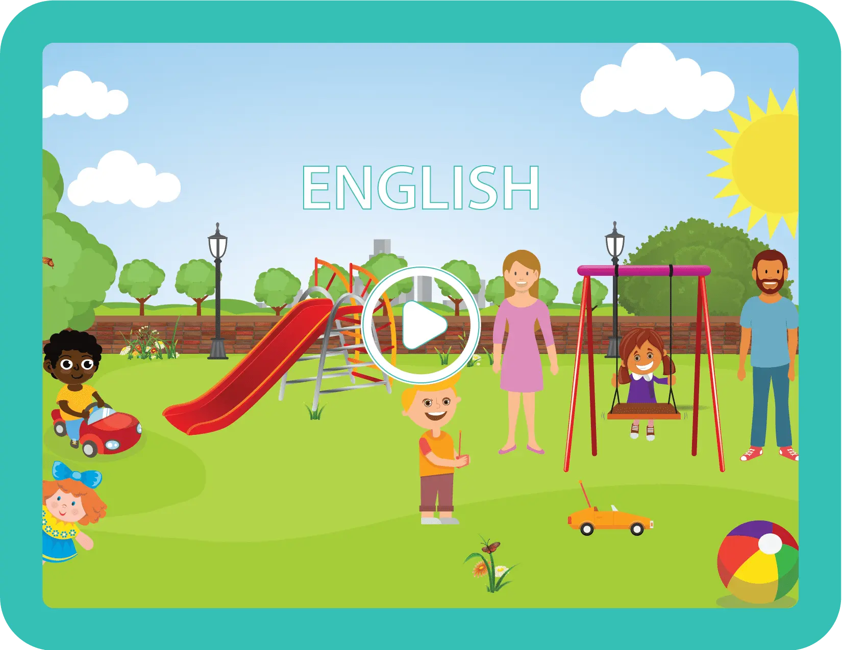 Play the English Playgrouond Speaking Game